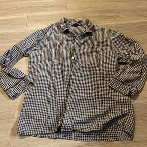 Club Room 100% cotton men's casual comfort button down long sleeve shirt size lg